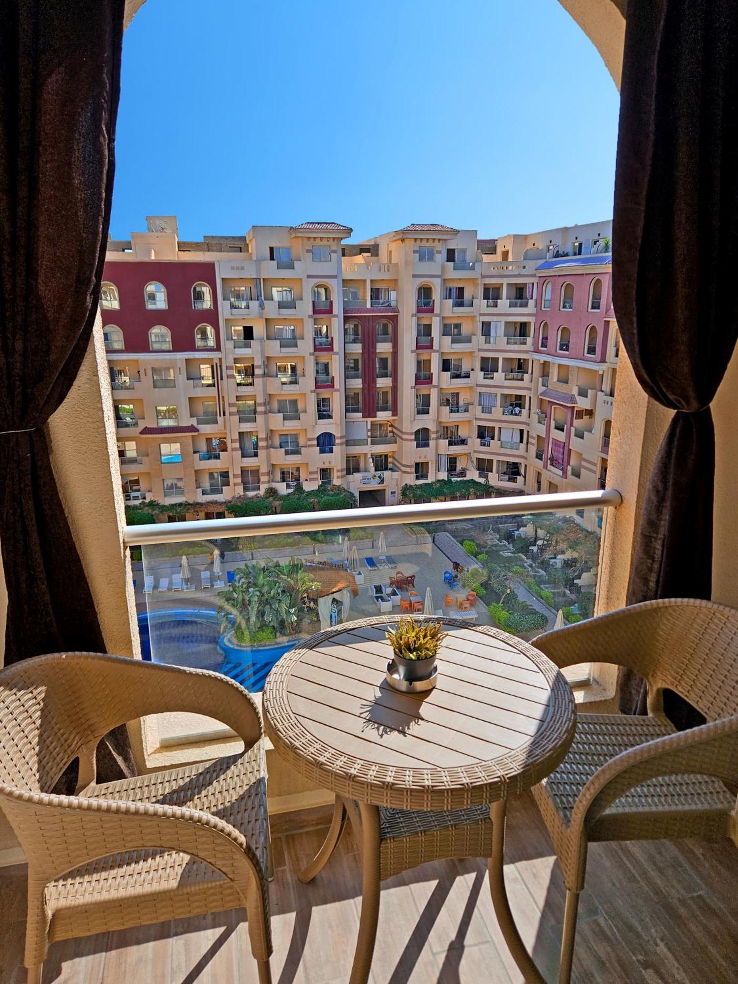 Apartmán Pool View With Wi-fi, Smart Tv, 3 Pools & Access Hurghada